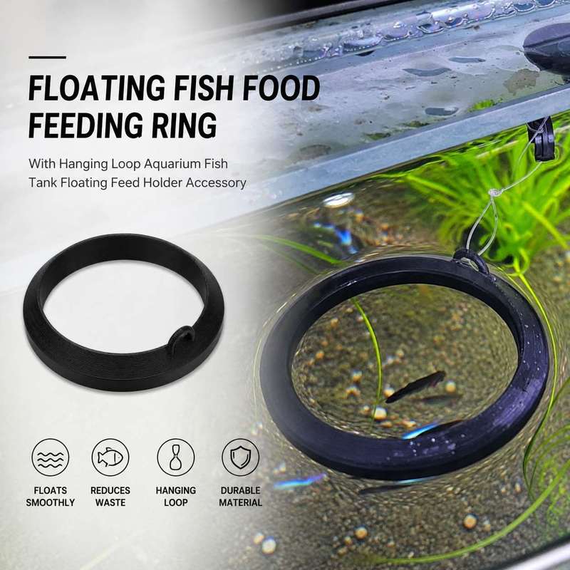 Aquarium Fish Feeder - Aquarium Floating Feeder Ring With Hook