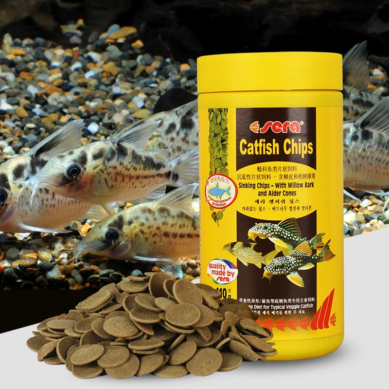 Aquarium Fish Vitamin - Sera Catfish Chips Aquarium Benthic Pleco