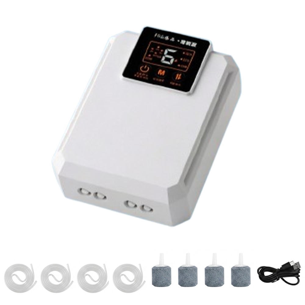 Air Pump Silent - Super Silent Solar Oxygen Pump Large