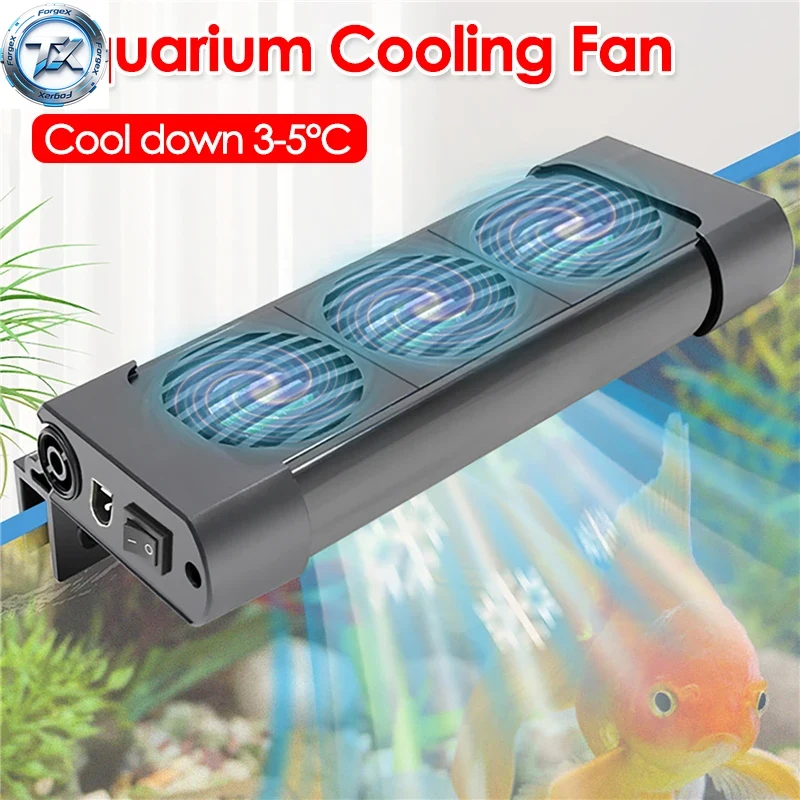 Aquarium Fish Bowl - 【Multi-functional】Fish Tank Cooler Adjustable Angle Heat