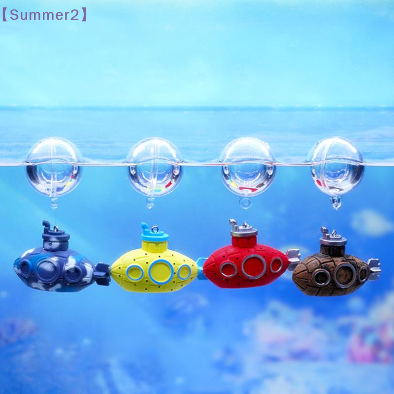 Aquarium Fish Shark - 【Xia2】Floating Shark Submarine Aquarium Decorations Adjustable