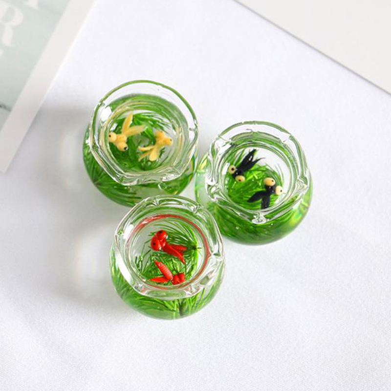 1/12 Lovely Dollhouse Miniatur - Aquarium Fish Bowl のレビューと価格