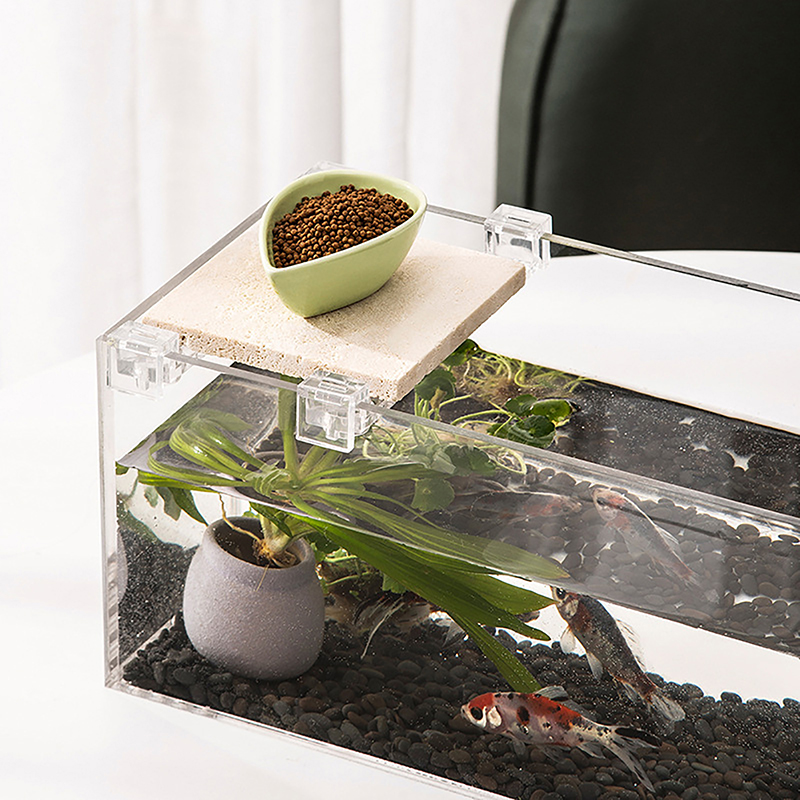 4PCS Acrylic Fish Tank Cover H - Aquarium Fish Elevator のレビューと価格