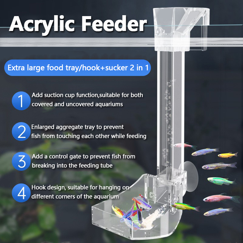 Aquarium Acrylic Feeding tube  - Aquarium Fish Feeder のレビューと価格