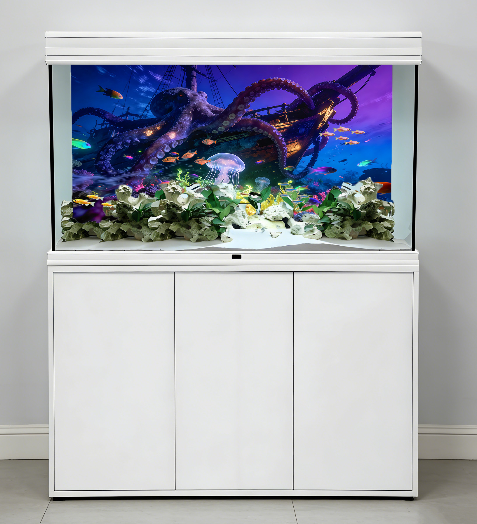 Aquarium Background Sticker, O - Aquarium Fish Paradise のレビューと価格