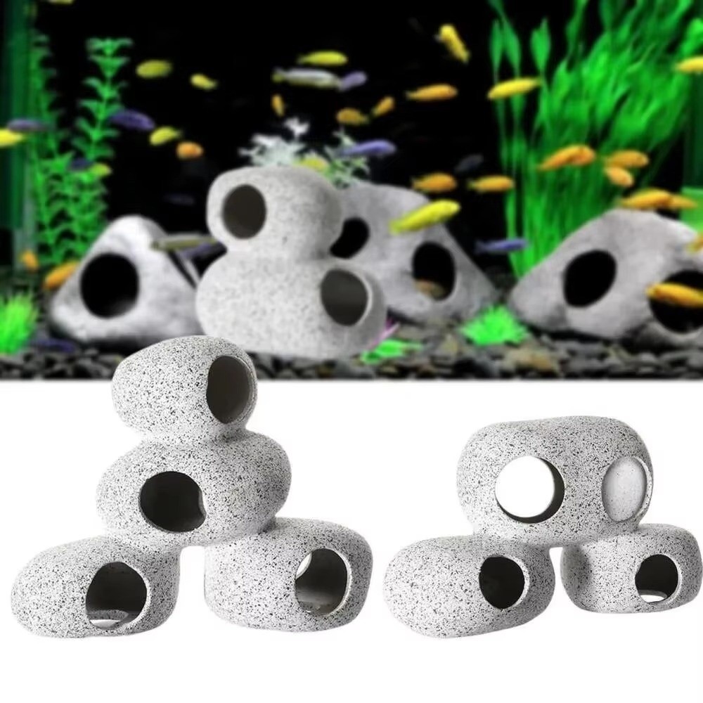 Purple Clay Aquarium Hideaway  - Aquarium Fish Hide のレビューと価格