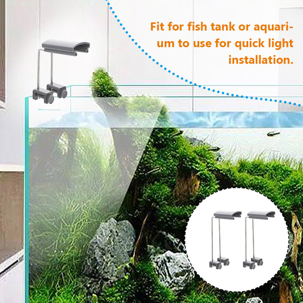2Pcs Aquarium Light Stand Adju - Aquarium Fish Lamp のレビューと価格
