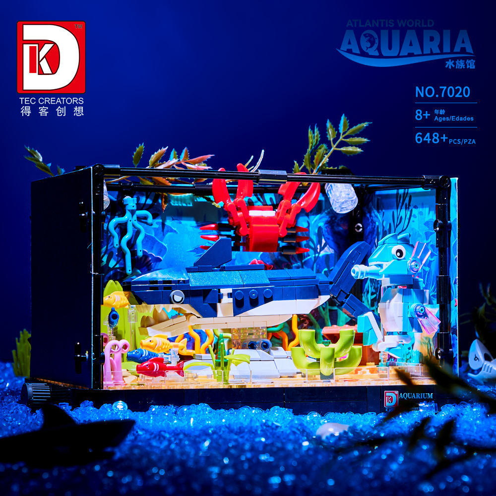 648PCS Shark Ecosystem Tank Bu - Aquarium Fish Shark のレビューと価格