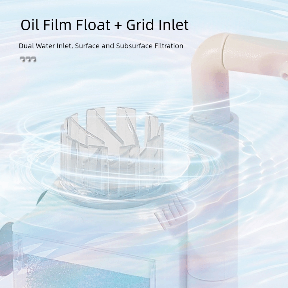 3-in-1 USB Fish Tank Filter Si - Air Pump Silent のレビューと価格