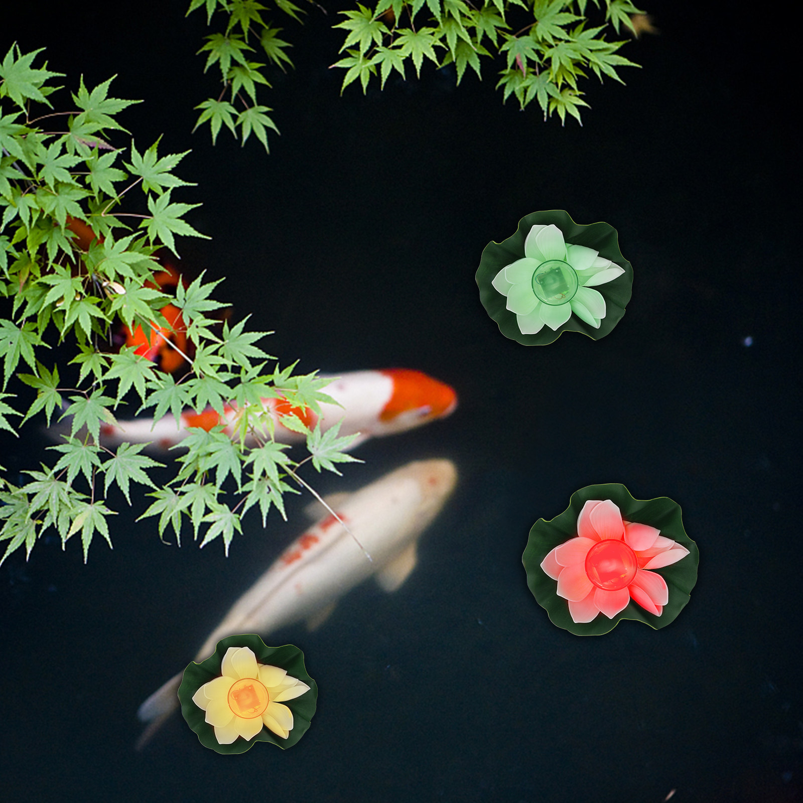 Fish Pond Light Decoration Out - Aquarium Fish Pond のレビューと価格