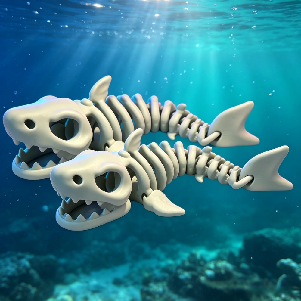 17cm Shark Skeleton Aquarium D - Aquarium Fish Shark のレビューと価格