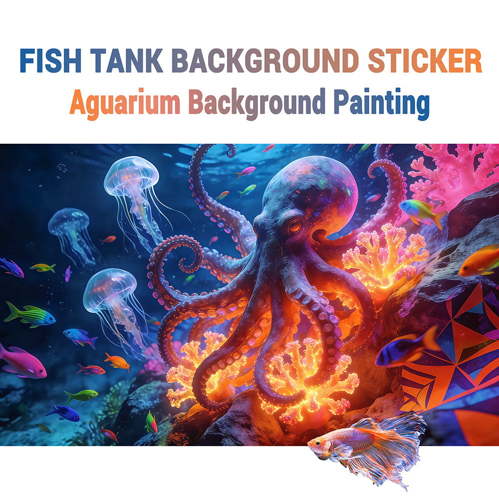 Aquarium Background Sticker,Oc - Aquarium Fish Paradise のレビューと価格
