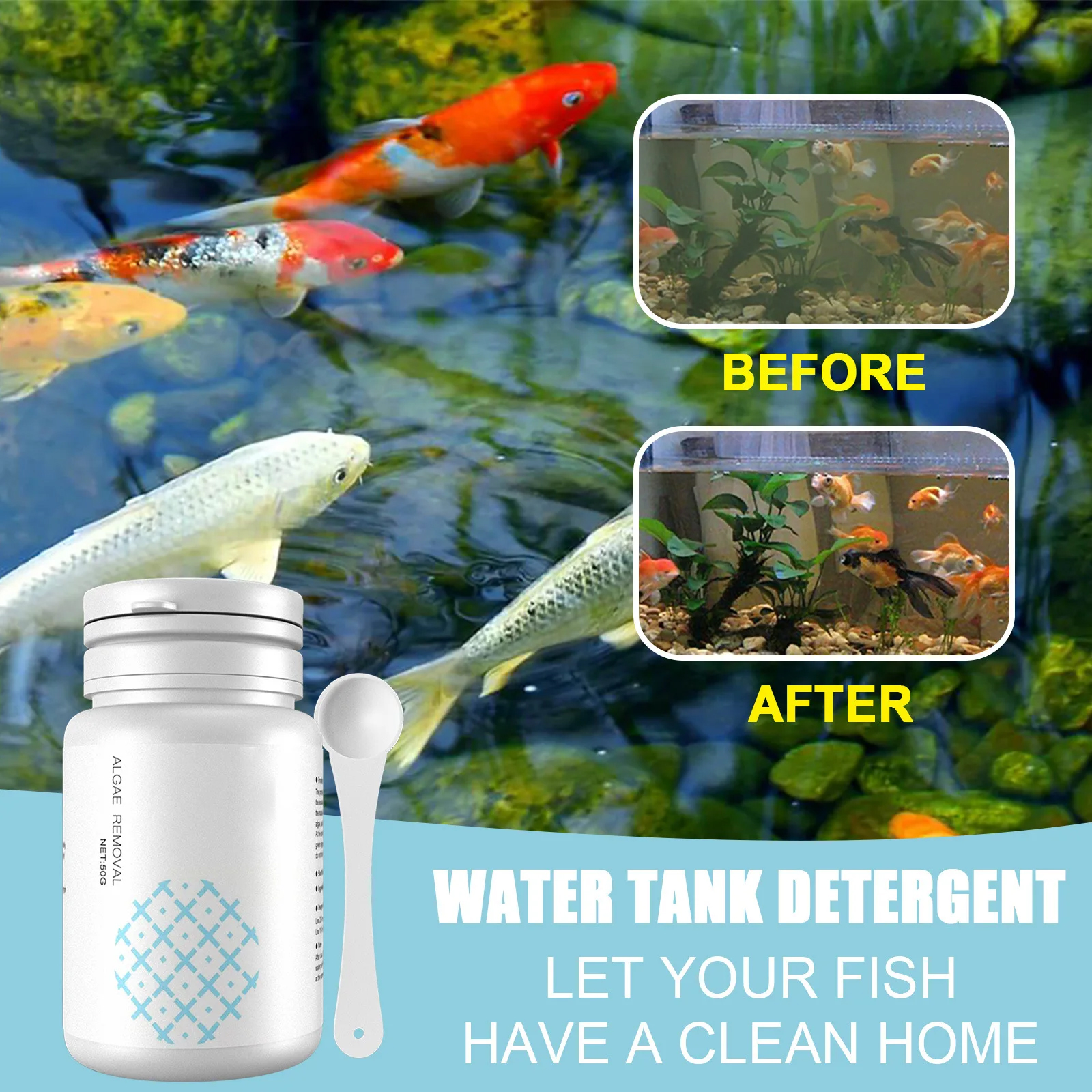 Algae Control Tablets for Aqua - Aquarium Fish Vitamin のレビューと価格