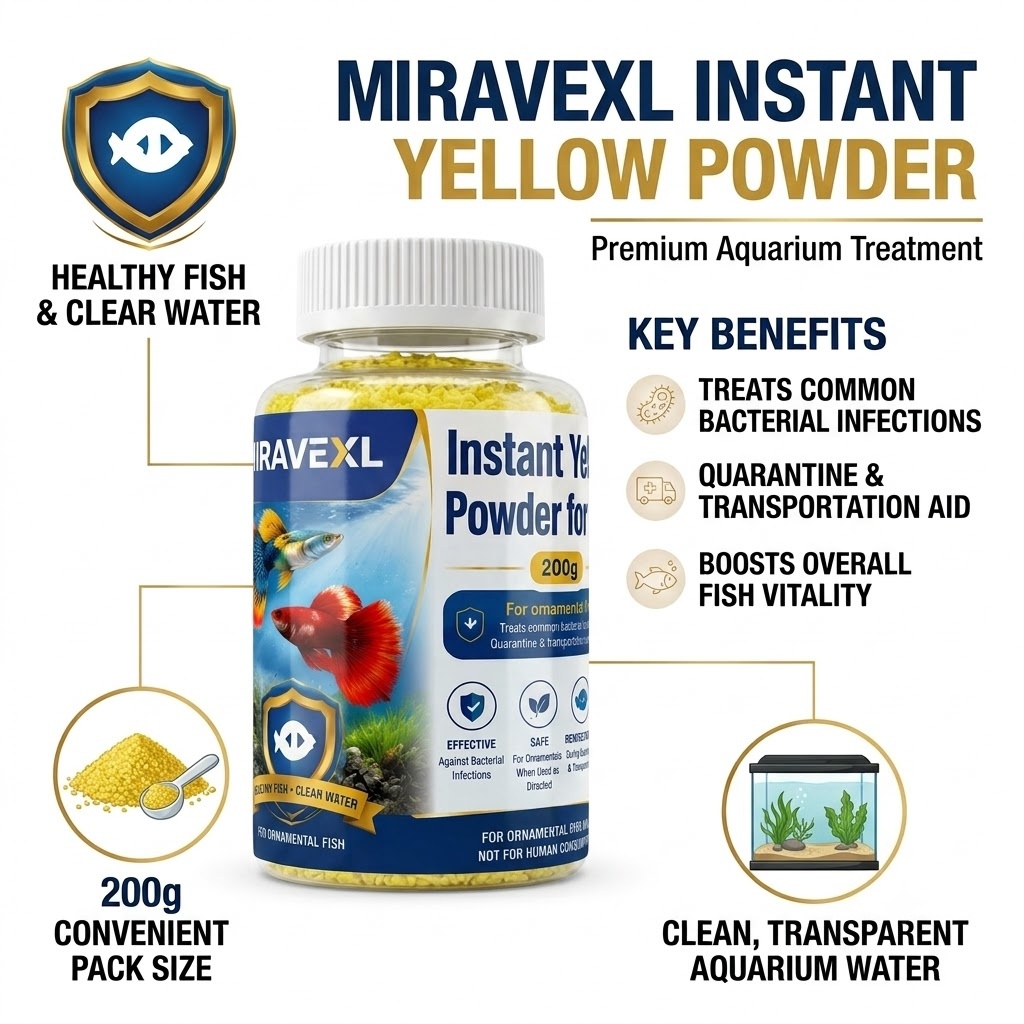 All-in-One Instant Yellow Powd - Aquarium Fish Vitamin のレビューと価格