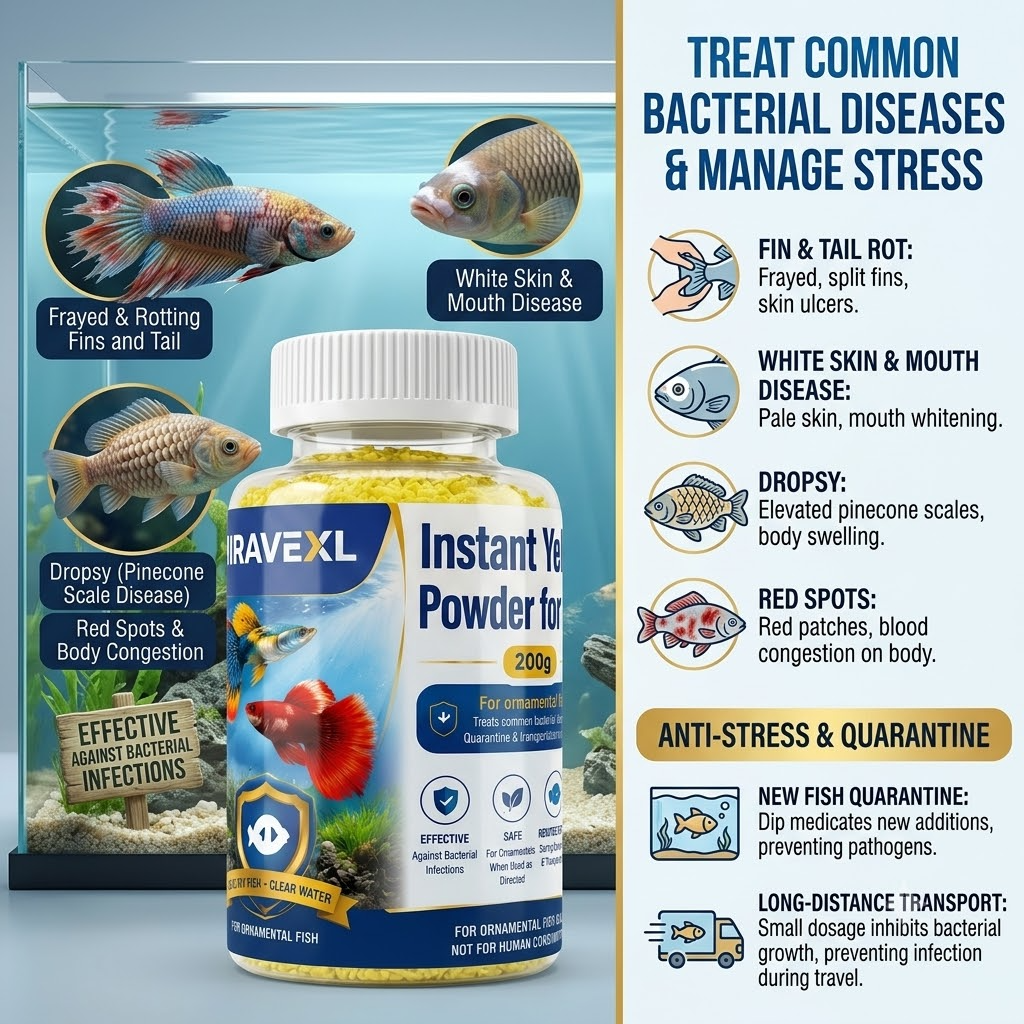 All-in-One Instant Yellow Powd - Aquarium Fish Vitamin のレビューと価格