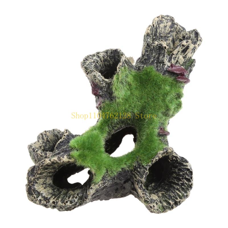 Aquarium Resin Cave Moss Tree  - Aquarium Fish For Sale のレビューと価格