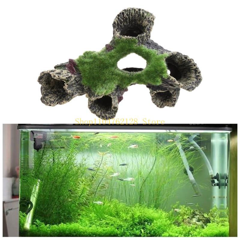 Aquarium Resin Cave Moss Tree  - Aquarium Fish For Sale のレビューと価格