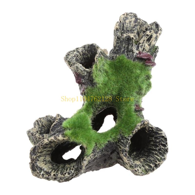Aquarium Resin Cave Moss Tree  - Aquarium Fish For Sale のレビューと価格