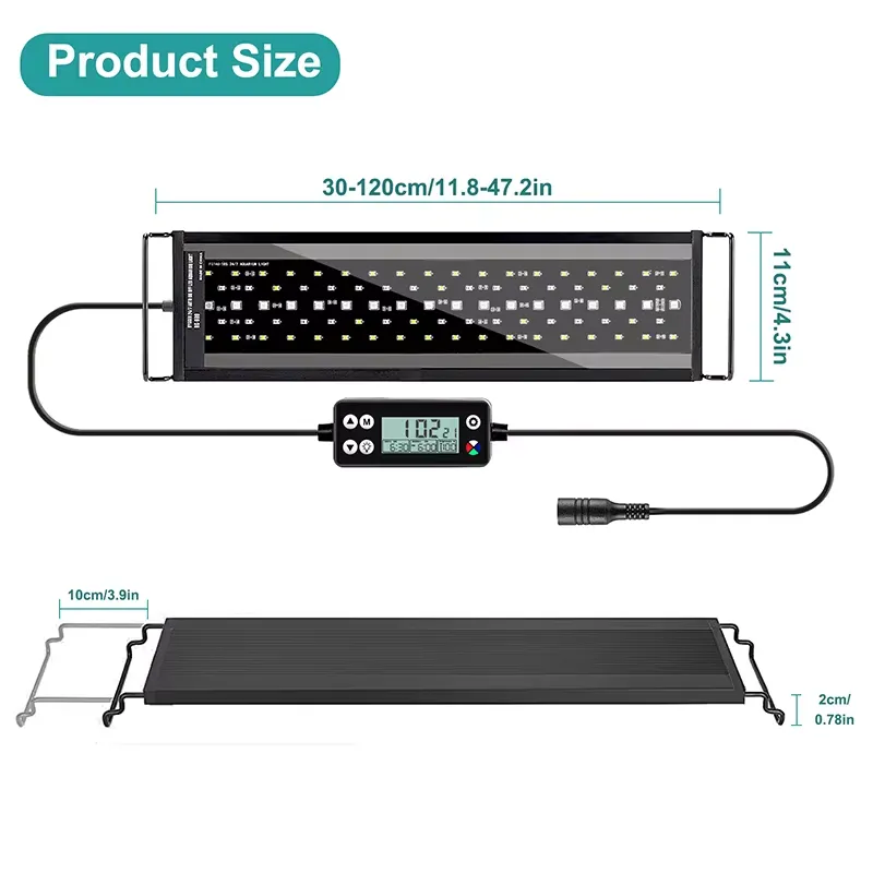 For SIROKA SRK-YFT 90cm IP68 I - Aquarium Fish Lamp のレビューと価格