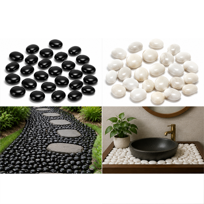 White&Black Polished River Roc - Aquarium Fish Saltwater のレビューと価格
