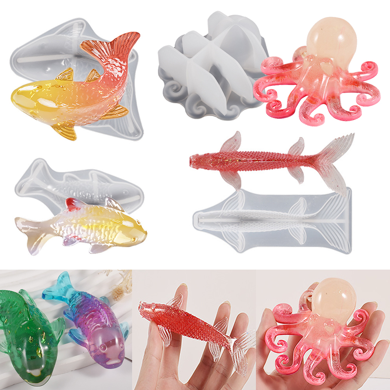 3D Koi Fish Shaped Epoxy Resin - Aquarium Fish Saltwater のレビューと価格