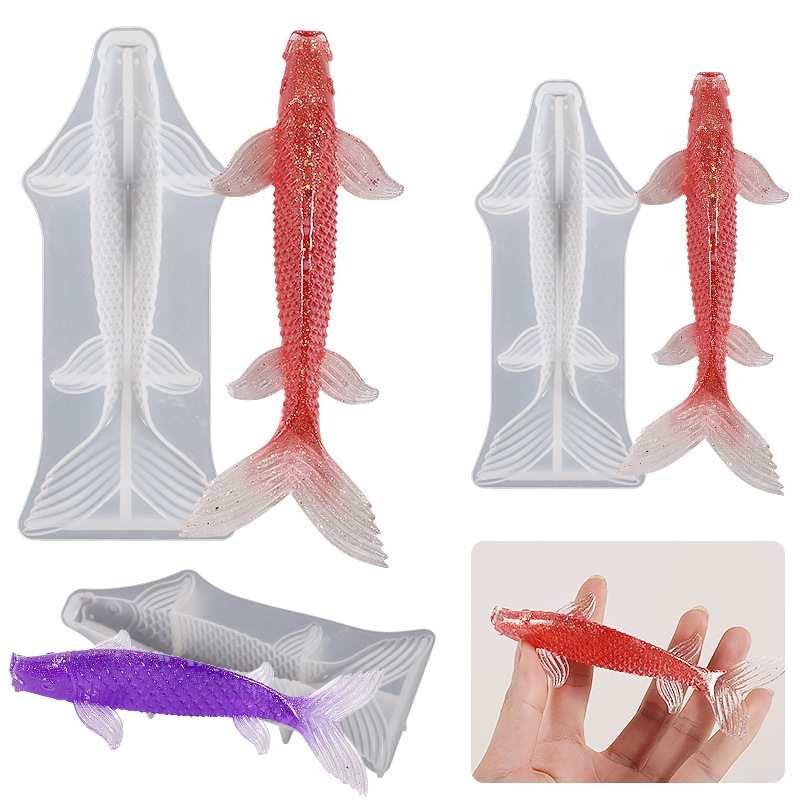 3D Koi Fish Shaped Epoxy Resin - Aquarium Fish Saltwater のレビューと価格