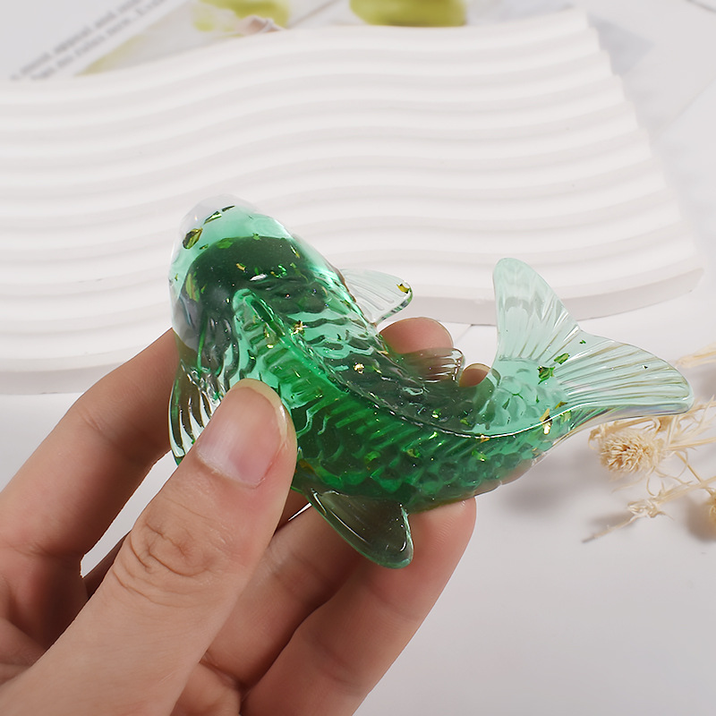 3D Koi Fish Shaped Epoxy Resin - Aquarium Fish Saltwater のレビューと価格