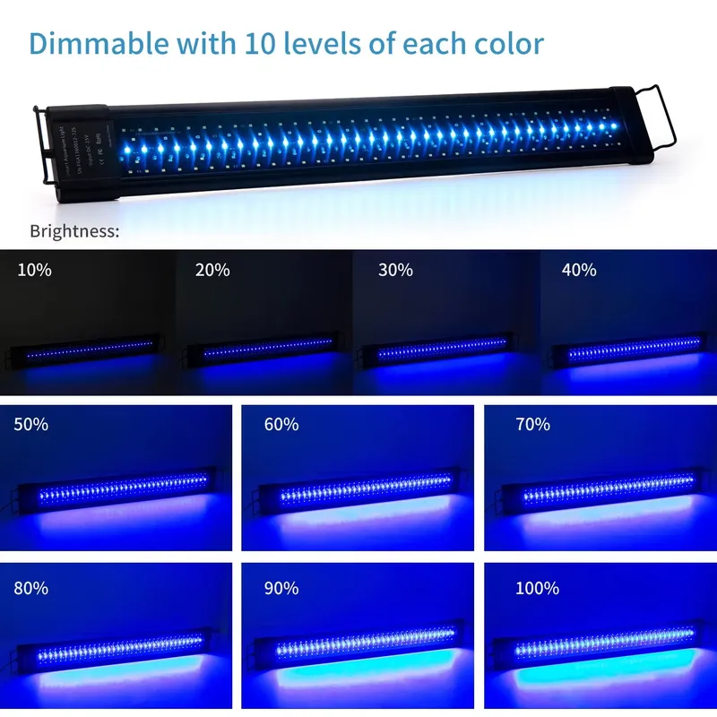 LED Programmable Aquarium Ligh - Aquarium Fish Lamp のレビューと価格