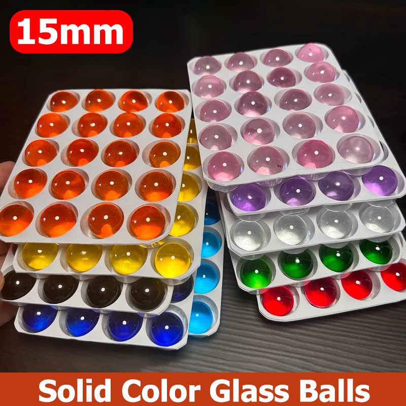 10/20pcs Solid Color Glass Bal - Aquarium Fish Bowl のレビューと価格