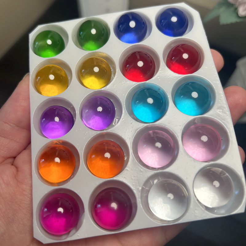10/20pcs Solid Color Glass Bal - Aquarium Fish Bowl のレビューと価格