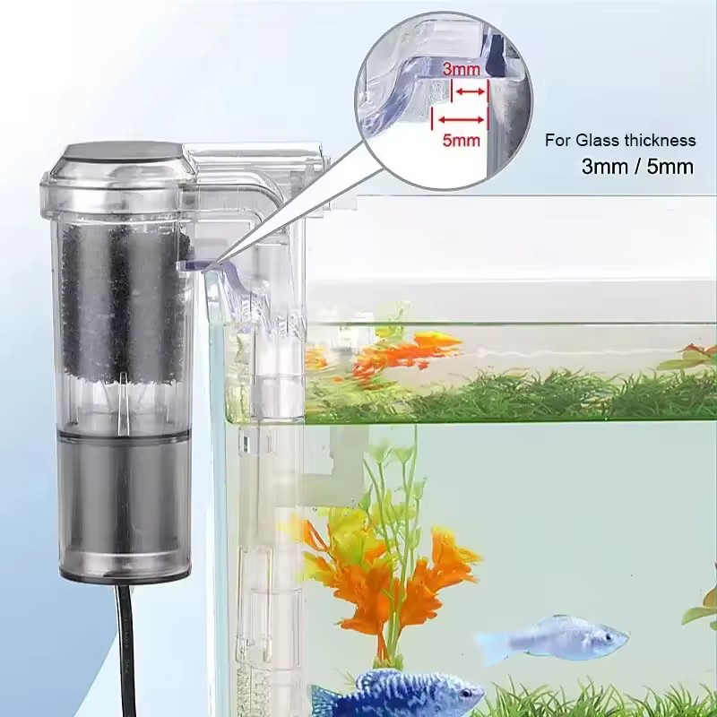 Mini Wall Hanging 3 In 1 Aquar - Air Pump Silent のレビューと価格