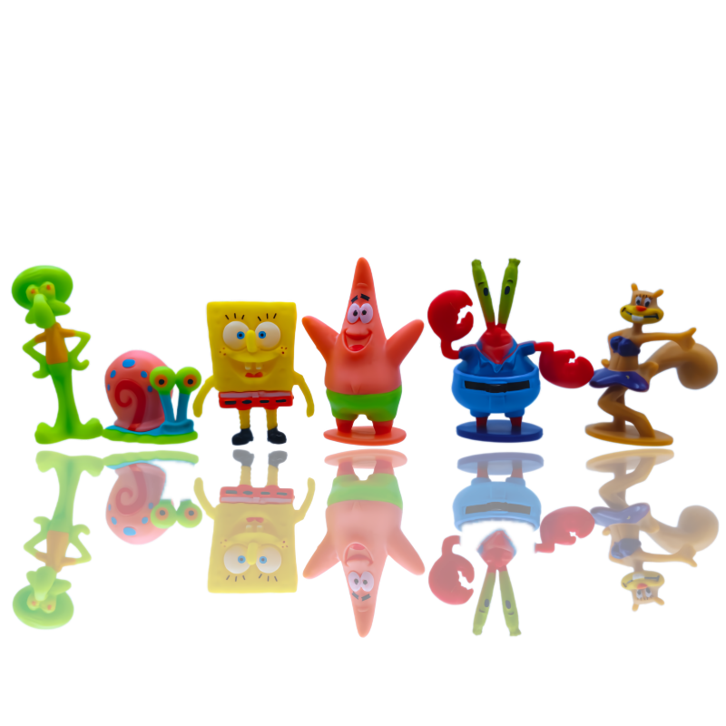 6pcs SpongeBob Fish Tank Decor - Aquarium Fish Saltwater のレビューと価格