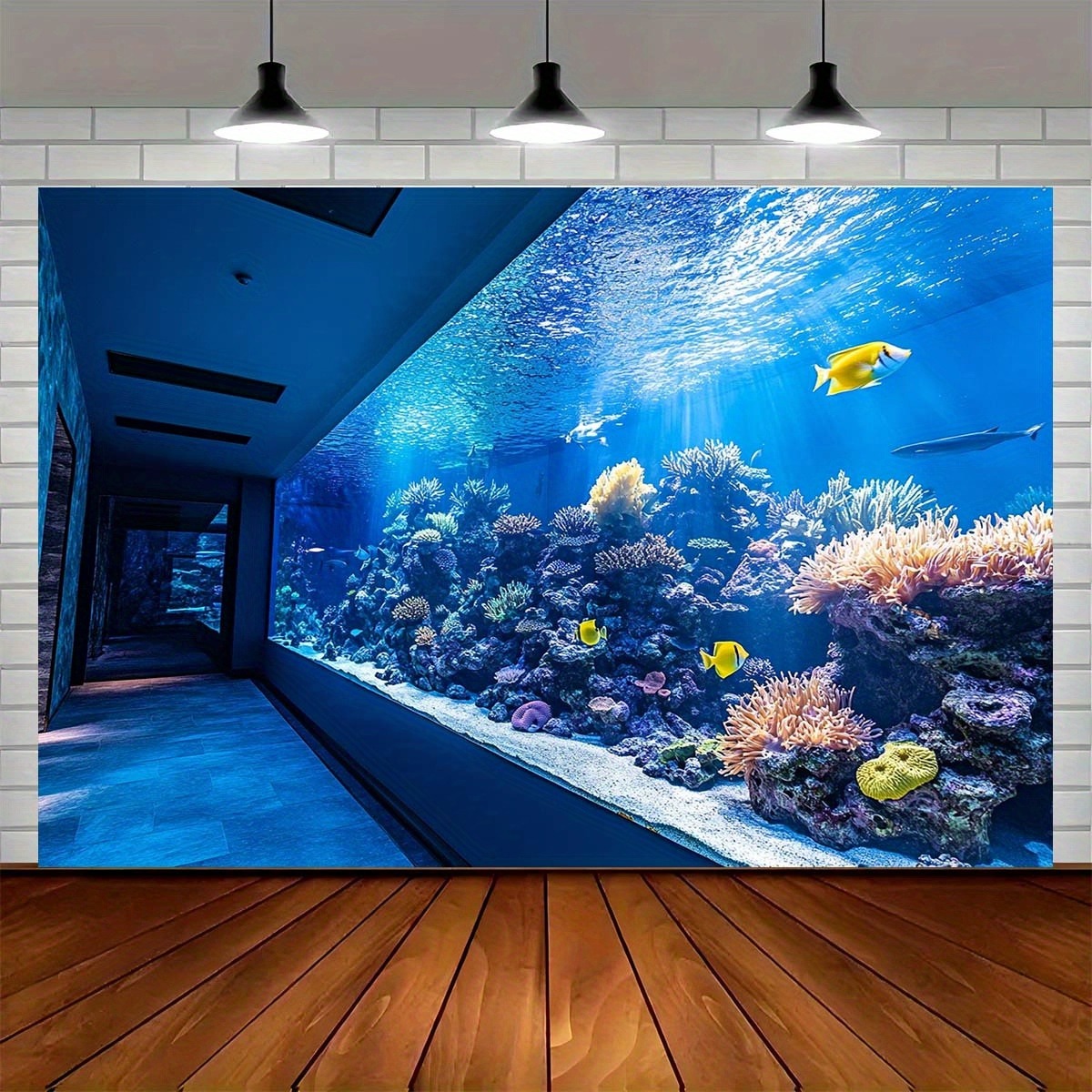 Vibrant Underwater Aquarium Ta - Aquarium Fish Bowl のレビューと価格