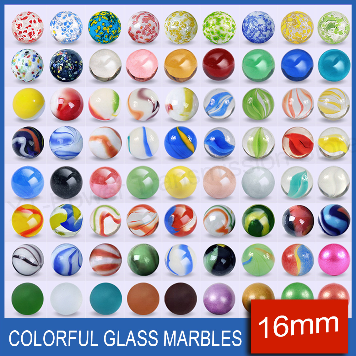 5-90PCS 16mm Colorful Glass Ma - Aquarium Fish Bowl のレビューと価格