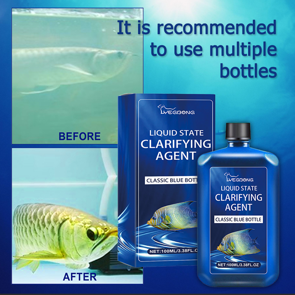 1pc 100ml Aquarium Water Clari - Aquarium Fish Vitamin のレビューと価格