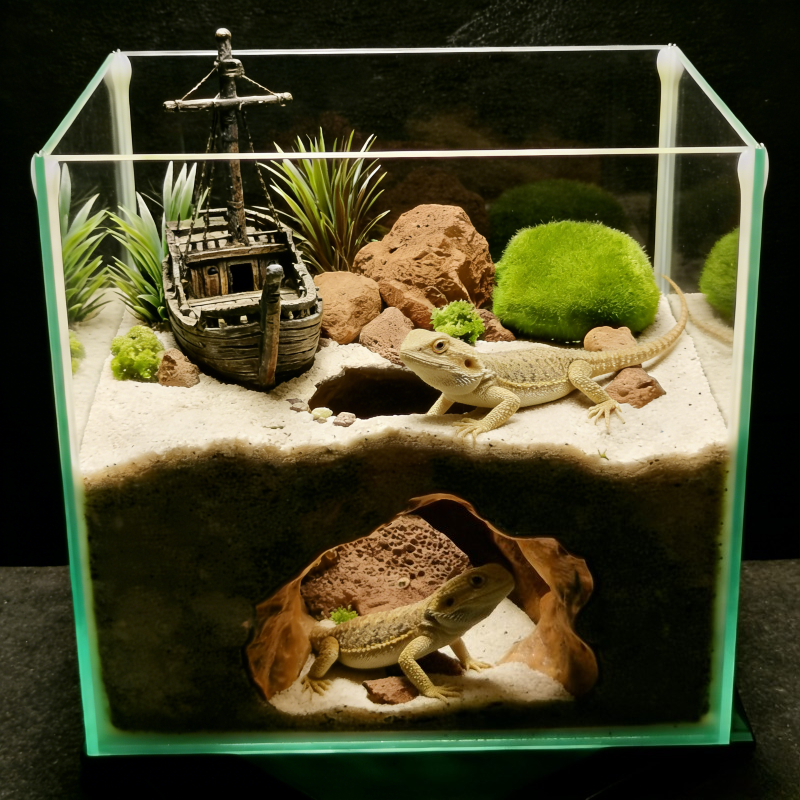 Sinkhole Cave Aquarium Ornamen - Aquarium Fish Hide のレビューと価格