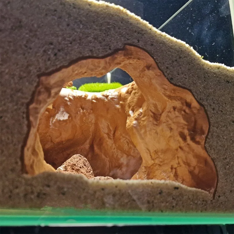 Sinkhole Cave Aquarium Ornamen - Aquarium Fish Hide のレビューと価格