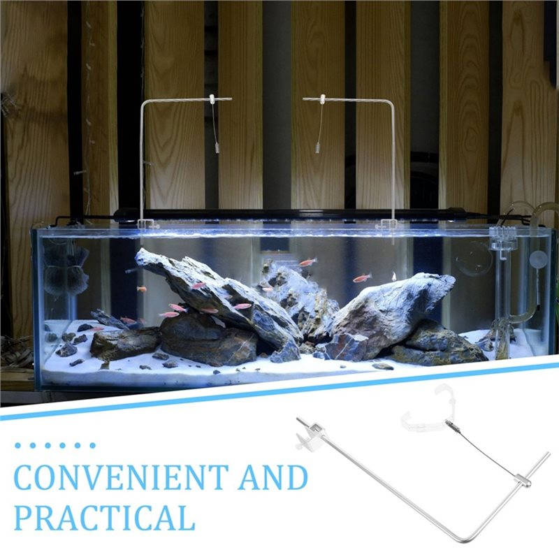 AB41-2Pcs Fish Tank Light Rack - Aquarium Fish Lamp のレビューと価格
