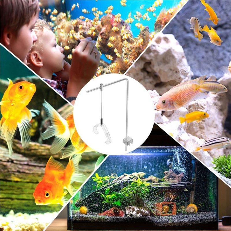 AB41-2Pcs Fish Tank Light Rack - Aquarium Fish Lamp のレビューと価格