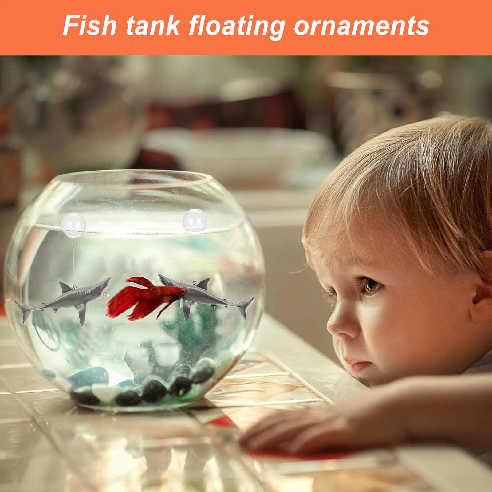 Floating Shark Aquarium Landsc - Aquarium Fish Shark のレビューと価格