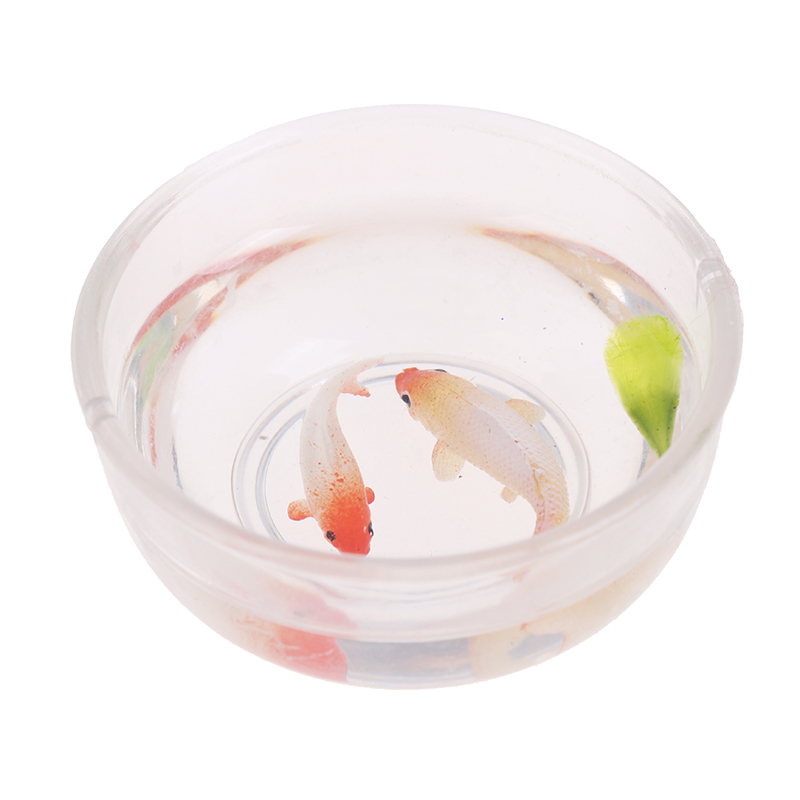 1:12 Dollhouse Miniature Fish  - Aquarium Fish Bowl のレビューと価格