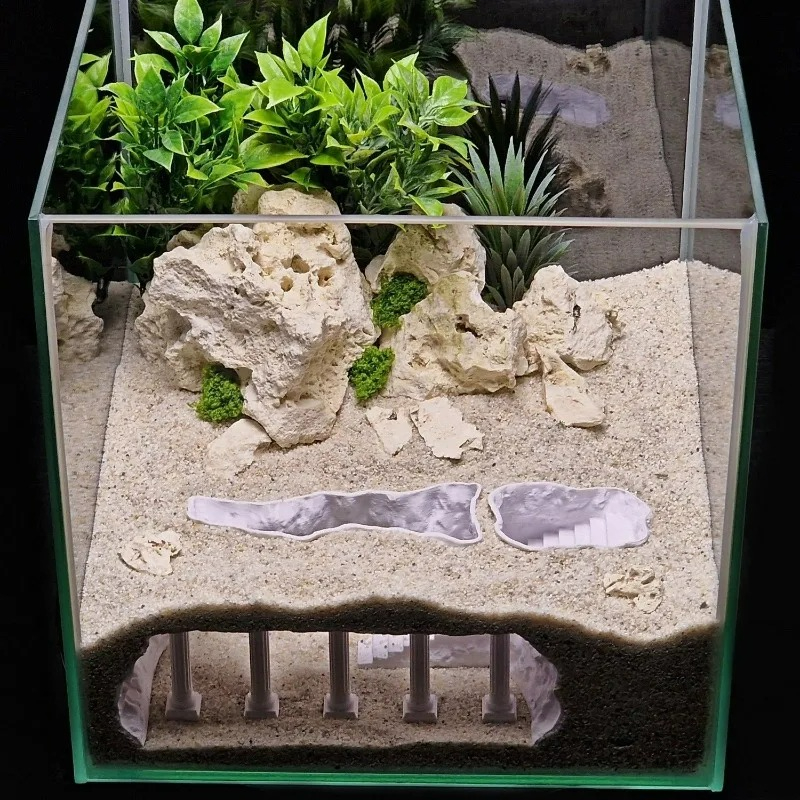 3D Printed Fish Tank Cave, Art - Aquarium Fish Elevator のレビューと価格