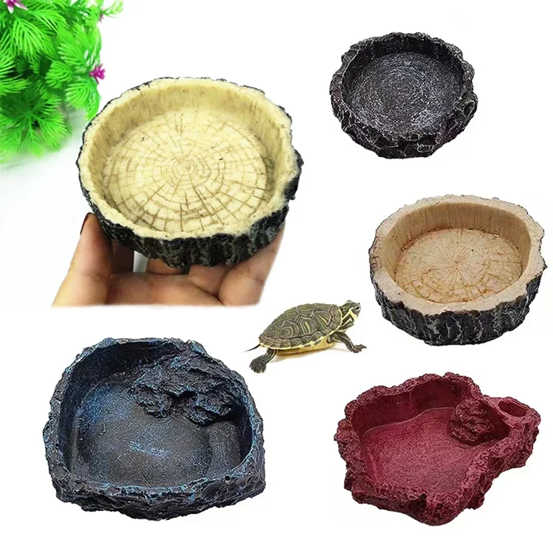 Pet Reptile Feeder Bowl Resin  - Aquarium Fish Feeder のレビューと価格