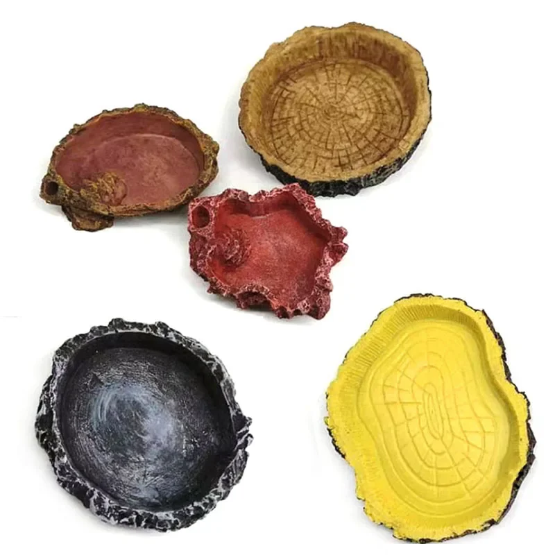 Pet Reptile Feeder Bowl Resin  - Aquarium Fish Feeder のレビューと価格