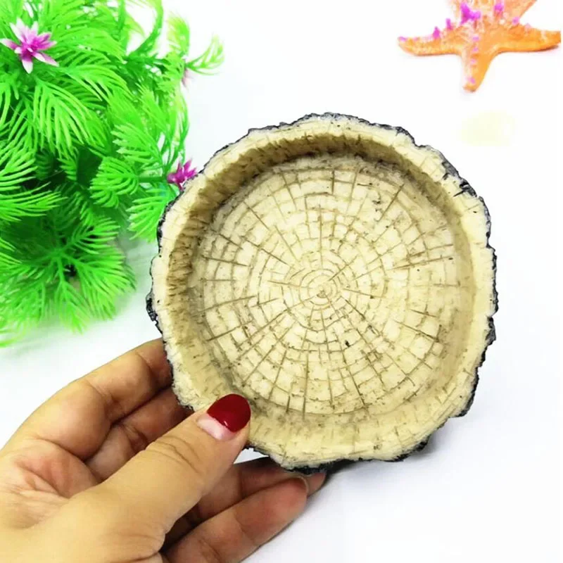 Pet Reptile Feeder Bowl Resin  - Aquarium Fish Feeder のレビューと価格
