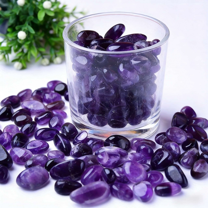Natural Amethyst Raw Stone Pol - Aquarium Fish Saltwater のレビューと価格