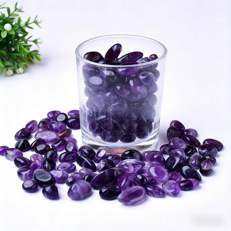 Natural Amethyst Raw Stone Pol - Aquarium Fish Saltwater のレビューと価格
