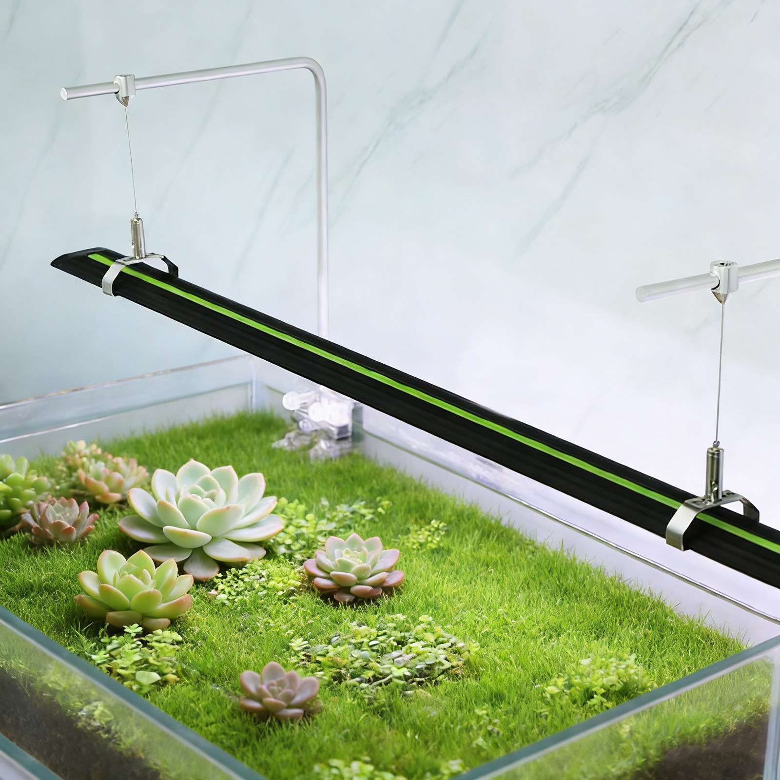 1 Pair Adjustable Aquarium Lig - Aquarium Fish Lamp のレビューと価格