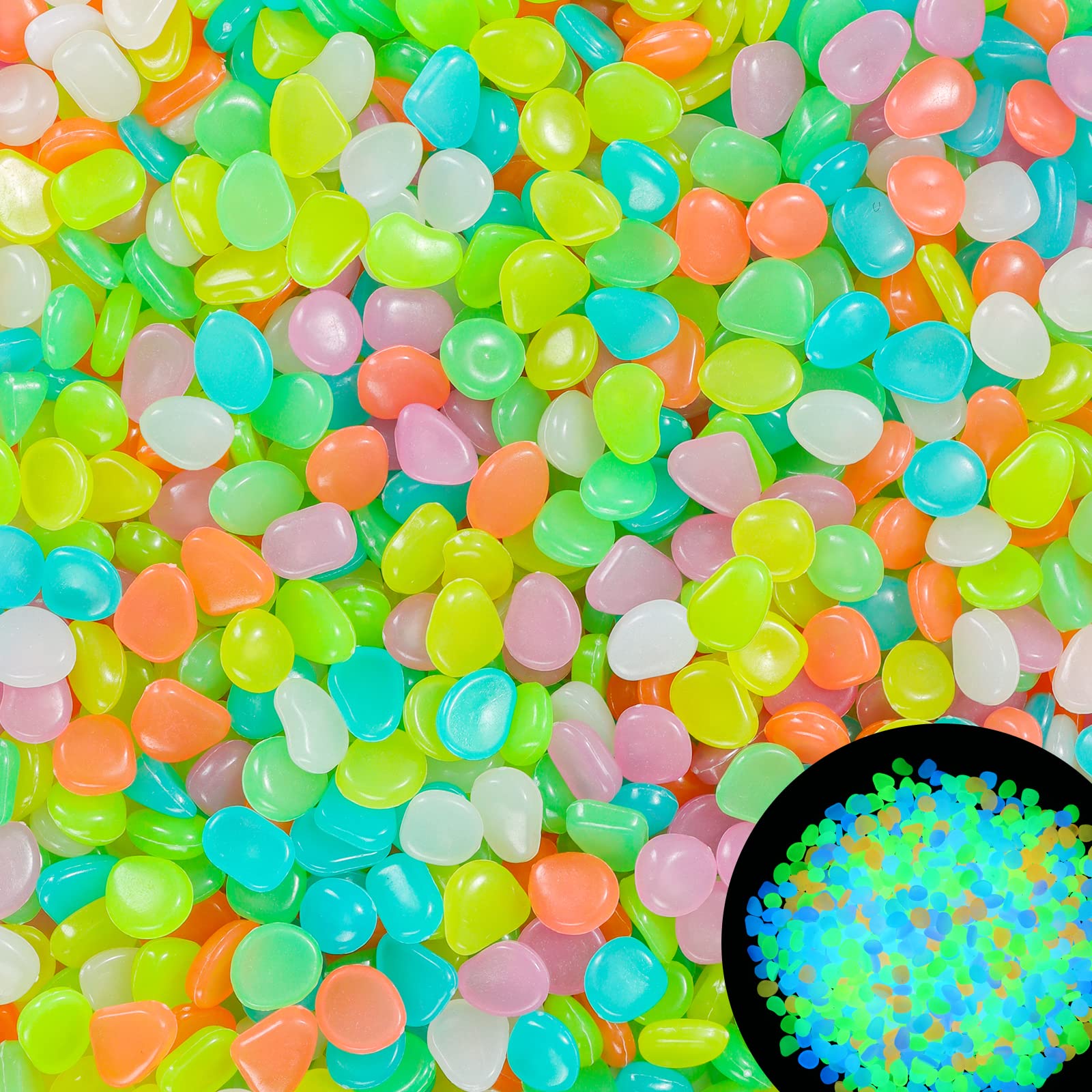 100Pcs Glow in the Dark Garden - Aquarium Fish Saltwater のレビューと価格