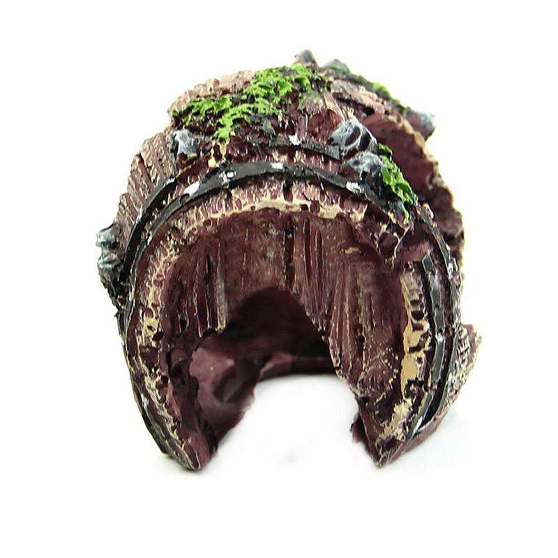 Aquarium Artificial Barrel Cav - Aquarium Fish Hide のレビューと価格
